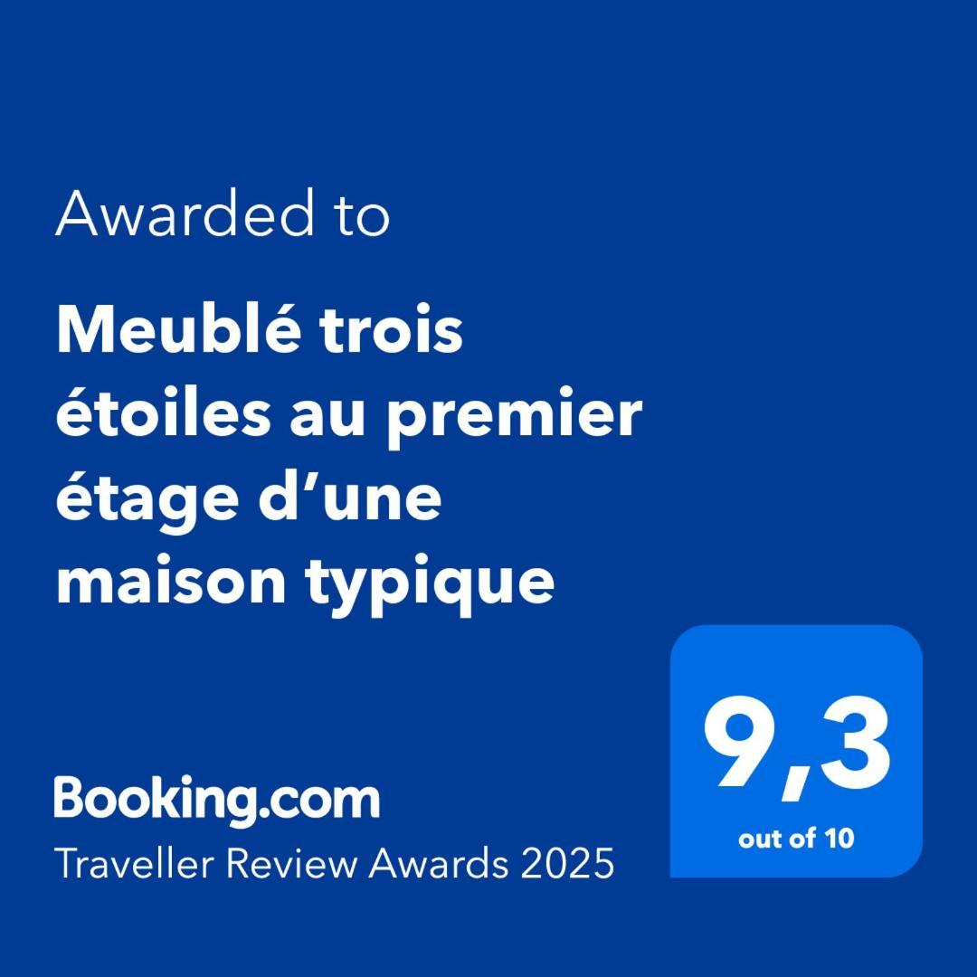 Meuble Trois Etoiles Au Premier Etage D'Une Maison Typique 생시프리앙 외부 사진